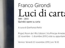 Mostra Franco Girondi Luci di carta Mantova 2019