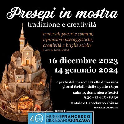 Presepi in mostra Mantova 2023 2024
