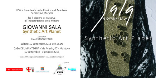 Synthetic Art Planet mostra Giovanni Sala Mantova 2016