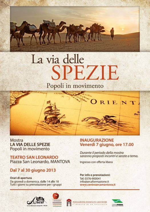 Mostra La via delle spezie. Popoli in movimento a Mantova