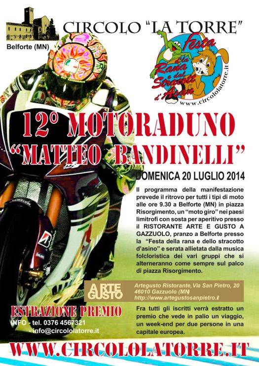 Moto Raduno Matteo Bandinelli 2014 Belforte Mantova