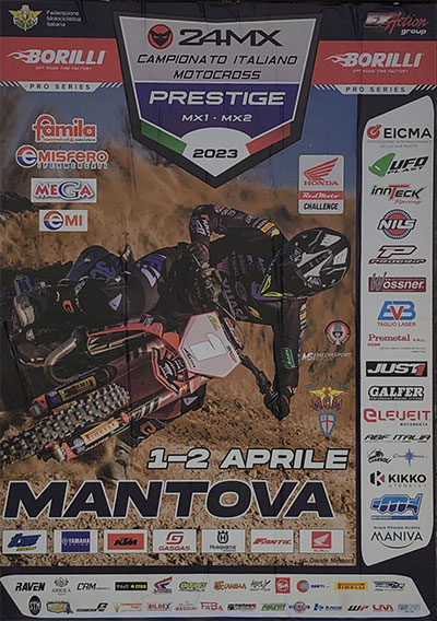 Campionato Italiano Motocross Pro Prestige MX1 MX2 Mantova 1-2 aprile 2023