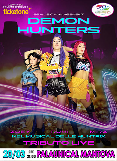 musical Kpop Demon Hunters Huntrix Mantova Palaunical 2026