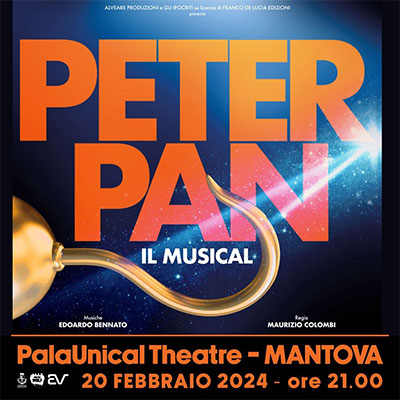 musical Peter Pan Mantova 2024