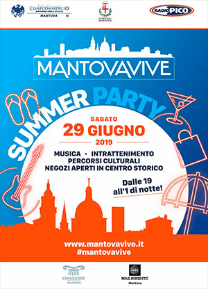 Notte Bianca Mantova Vive 29 giugno 2019