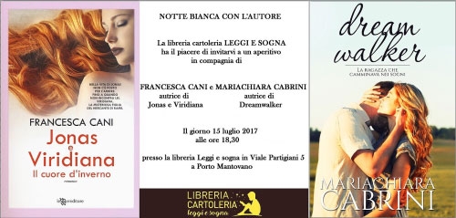 Notte bianca Porto Mantovano (MN) libreria Leggi e Sogna