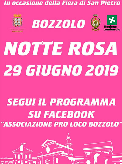 Notte Rosa Bozzolo (MN) 2019