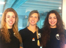 nuoto Laura Caceffo, Alice Veghini e Ginevra Occhio Mantova