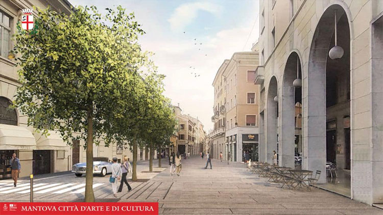 nuovo ingresso corso Umberto I Mantova 2024