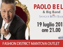 Concerto Paolo Belli Mantova Fashion District 2014