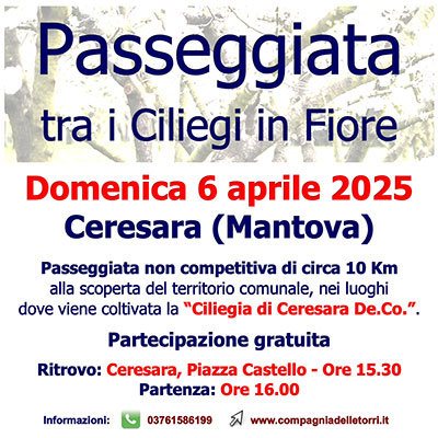 Passeggiata tra i Ciliegi in Fiore Ceresara (MN) 2025