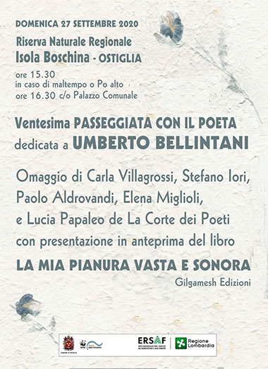 Passeggiata in memoria di Umberto Bellintani Ostiglia (MN) 2020