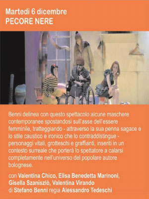Pecore nere Stefano Benni Teatro Asola (MN) 2016