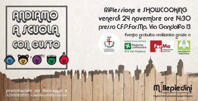 Pedibus Millepiedini Mantova 2017 2018