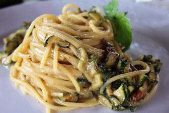 piatto spaghetti alla nerano