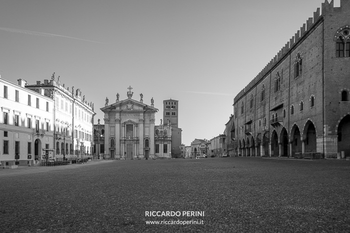 Piazza Sordello a Mantova - foto Riccardo Perini, 2019
