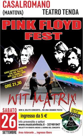 Pink Floyd Fest 2015 Casalromano (Mantova)