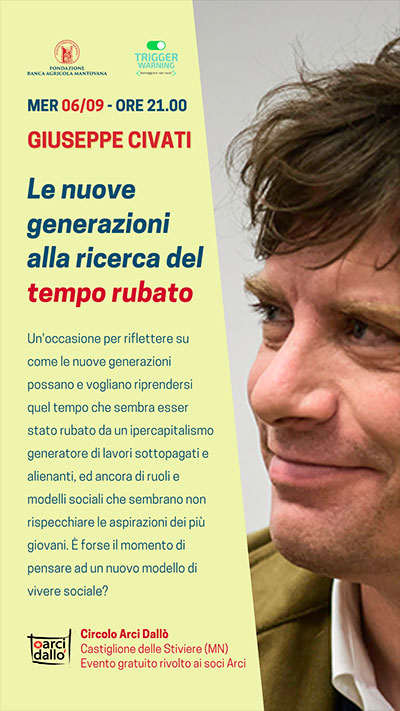 Pippo Civati Arci Dallò Castiglione delle Stiviere (MN) 2023