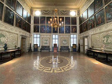 portantine sala degli antenati Palazzo d'Arco Mantova