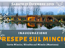 Presepe sul fiume Rivalta sul Mincio (MN) 2019