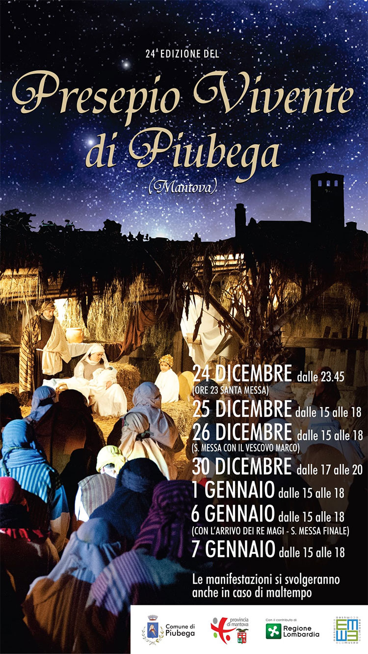 Presepio Vivente Piubega (MN) 2023 2024