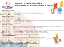 programma Libro Parlato Festivaletteratura 2018 Mantova