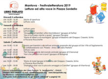 Programma letture Centro Internazionale Libro Parlato Festivaletteratura 2019 Mantova