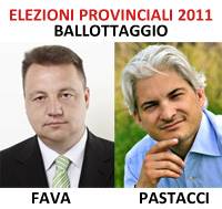 Ballottaggio Giovanni Fava Alessandro Pastacci (Elezioni Provincia Mantova 2011)