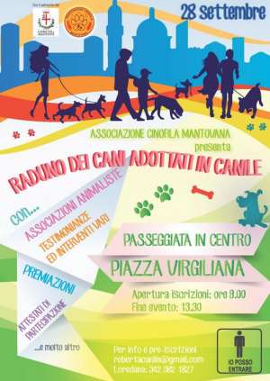 Raduno dei cani adottati in canile a Mantova 2014