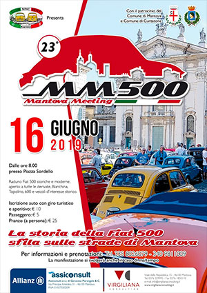 Raduno Fiat 500 Mantova 2019