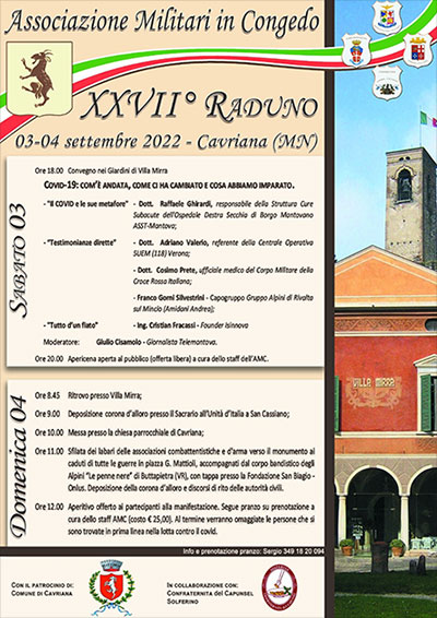 Associazione Militari in Congedo 2022 Cavriana (Mantova)