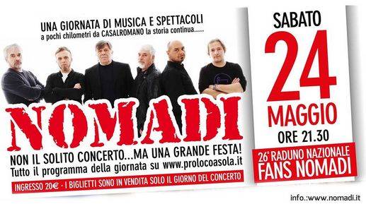 Raduno Nomadi 2014 Asola (Mantova)