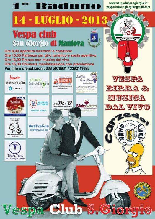 Raduno Vespa Club San Giorgio Mantova 2013