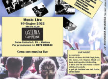 cena con musica live Rethro Tull Osteria del Campione Mantova 10/6/2022
