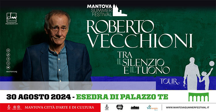 Concerto Roberto Vecchioni Mantova 2024