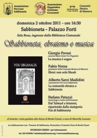 Vox Organalis - Sabbioneta, Musica ed Ebraismo 2011