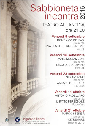 Sabbioneta Incontra 2016