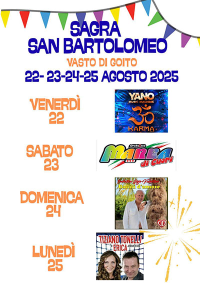 Sagra San Bartolomeo 2025 Vasto di Goito (MN)