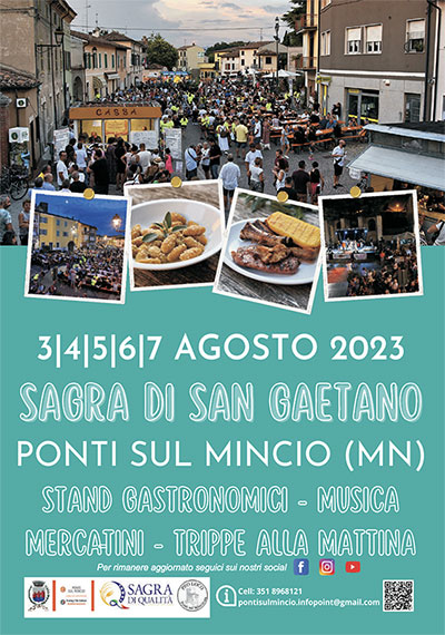 Sagra di San Gaetano 2023 Ponti sul Mincio (MN)