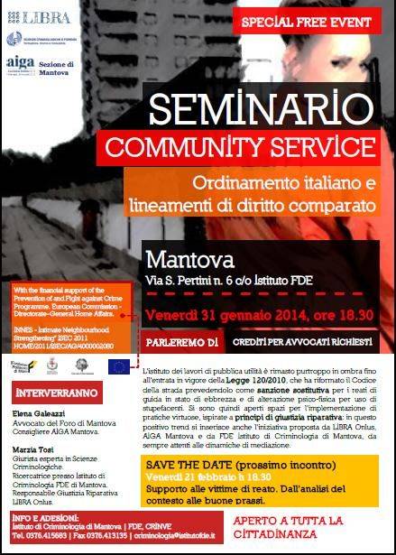 Seminario Community Service Mantova