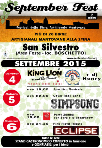 September Fest 2015 Boschetto Curtatone (Mantova)