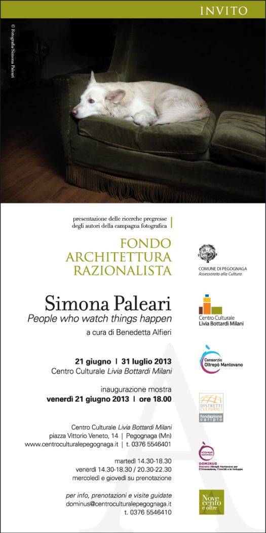 mostra Simona Paleari People who watch thigs Happen