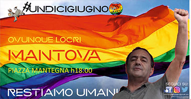 Manifestazione Solidarietà Mimmo Lucano Mantova 2019