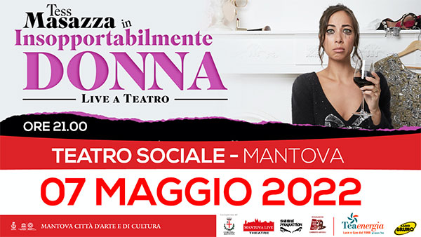 spettacolo Tess Masazza Mantova Teatro Sociale 2022