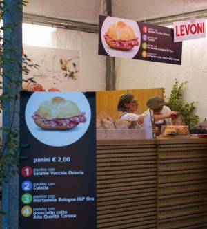 Panini con Salumi Levoni Festivaletteratura Mantova 2012