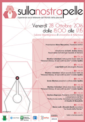 Sulla Nostra Pelle Psoriasi Mantova 2016