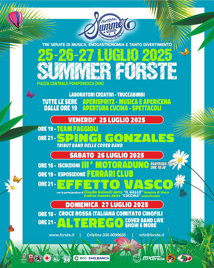 Summer Forste 2025 Pomponesco (MN)