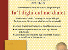 Presentazione libro Ta'l dighi cul me dialet di Sergio Aldrighi a Roncoferraro 23/2/2020