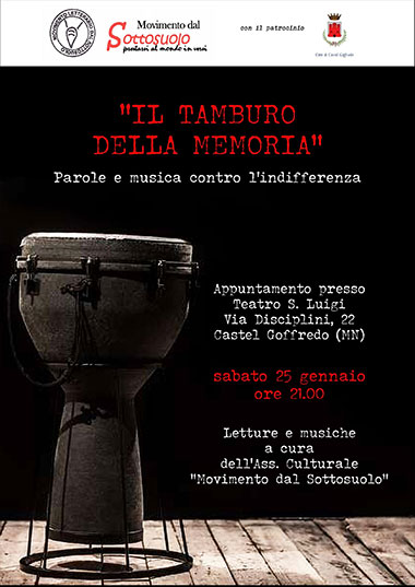 Il tamburo della memoria Teatro Castel Goffredo (MN) 25/1/2020