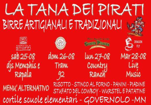 Tana dei Pirati Governolo (Mantova) Festa della Birra 2012